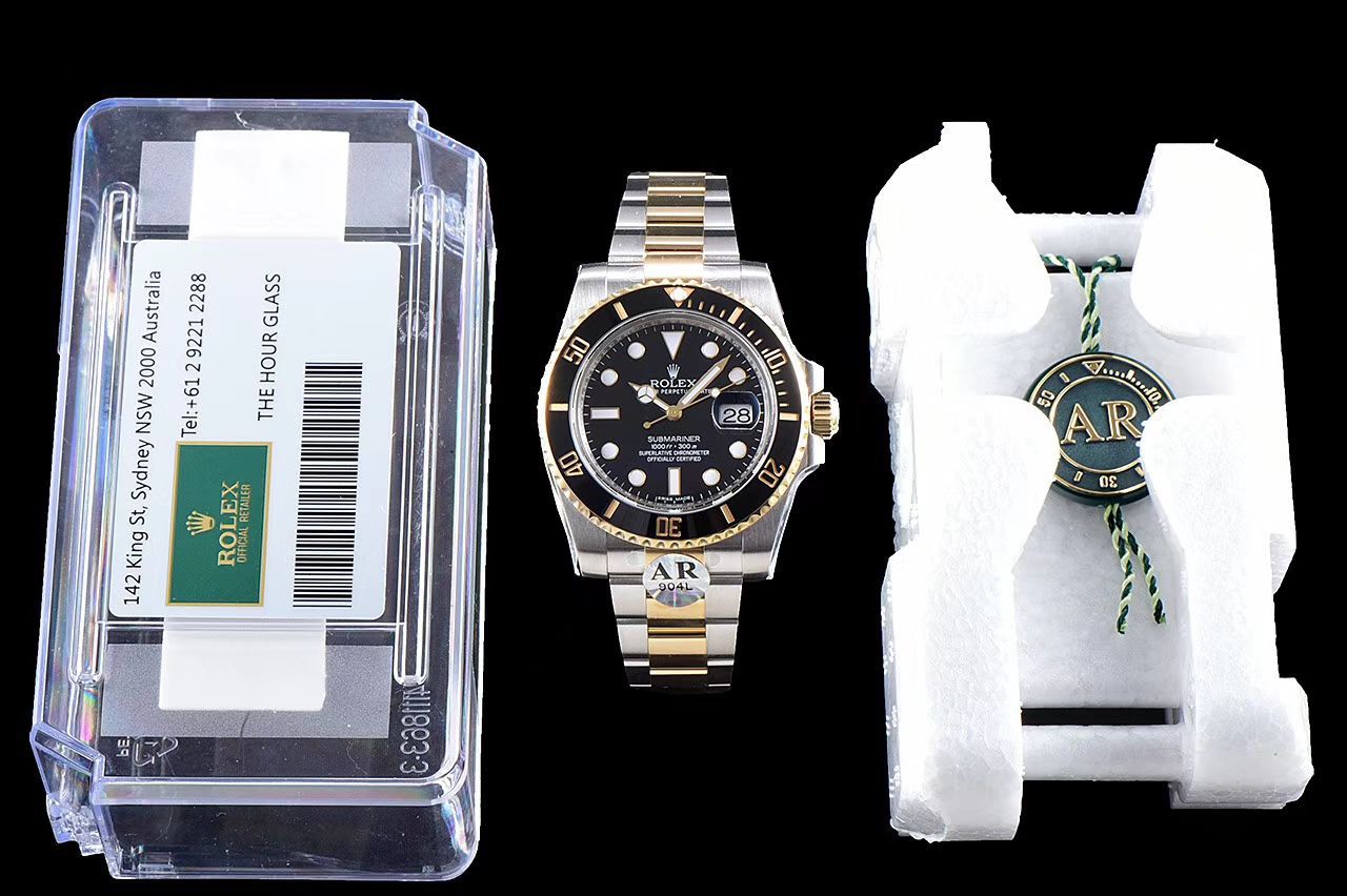 【AR Factory 官网超A高仿V3版本】 Rolex  Submariner 型系列116613LB-97203，116613-LN-97203间金蓝黑 wrist watch  / R258