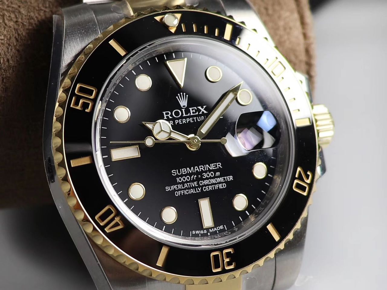 【AR Factory 官网超A高仿V3版本】 Rolex  Submariner 型系列116613LB-97203，116613-LN-97203间金蓝黑 wrist watch  / R258