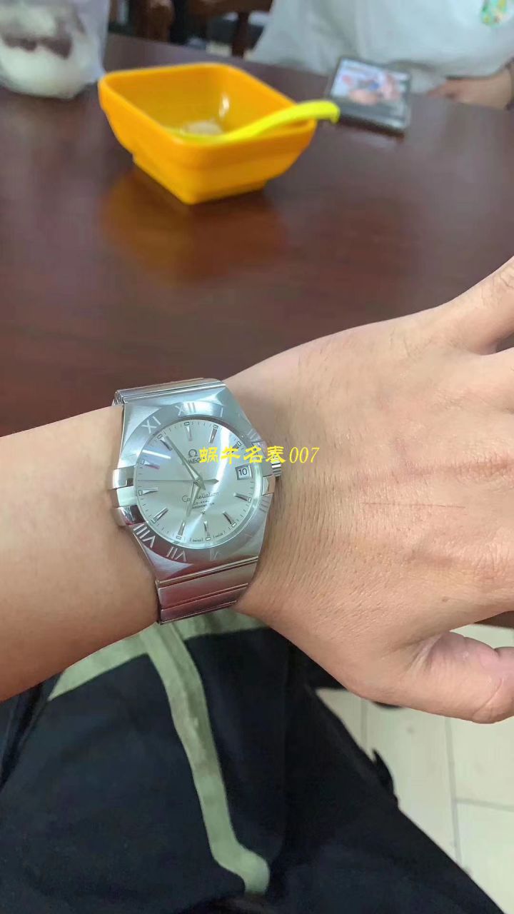 【 Video analysis VS Factory OMEGA周年之作】OMEGA Constellation  top 高仿复刻123.10.38.21.02.001 wrist watch  / M381