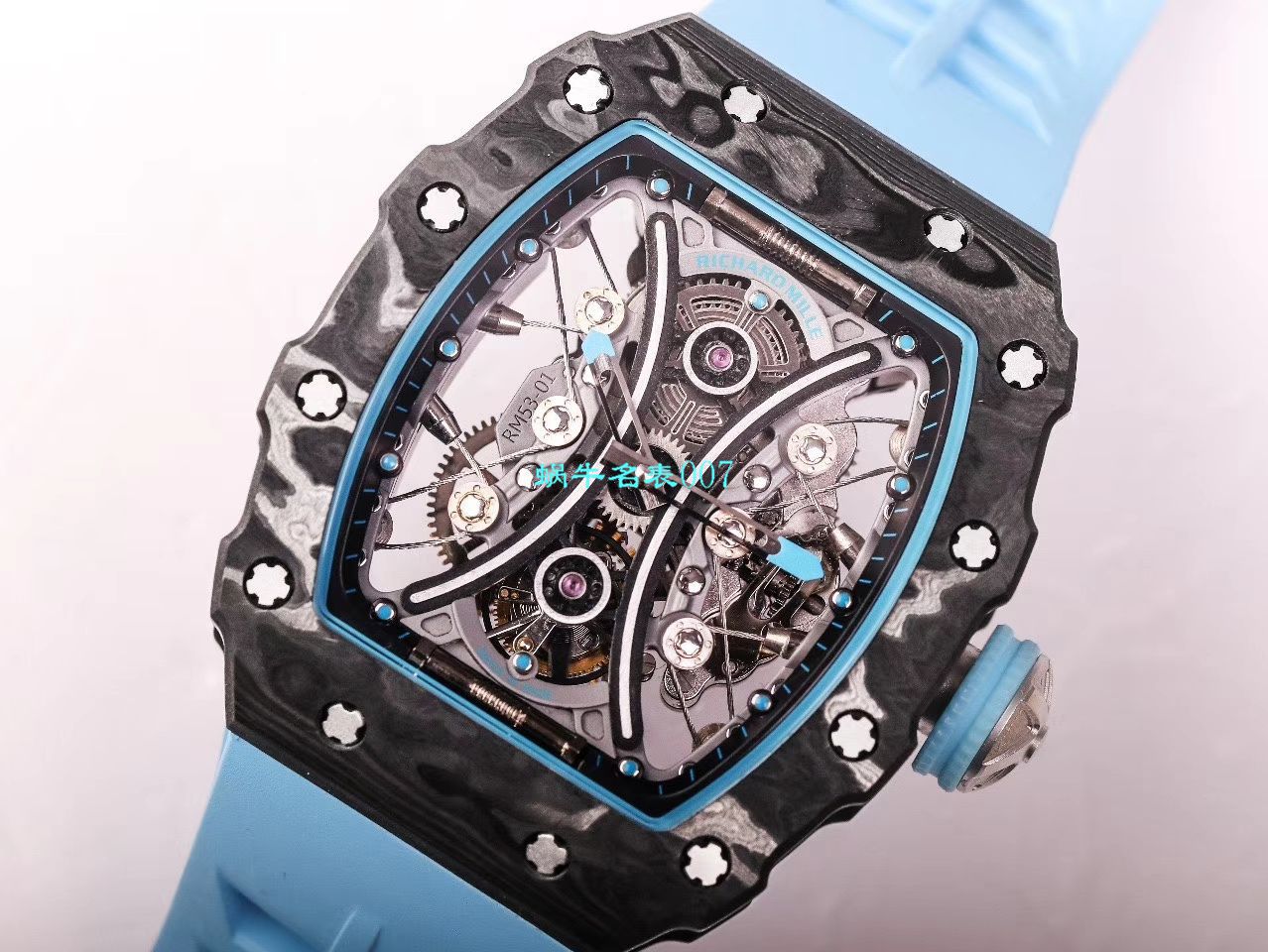 【JB Factory  RICHARD MILLE 复刻高仿手表】Richard Mille男士系列RM 53-01 PABLO MAC DONOUGH Tourbillon  wrist watch  / RM 53-01
