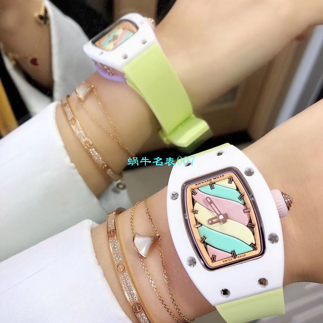  RICHARD MILLE 糖果棉花糖复刻女表！RM 07 bon bon系列最稀有的作品！ / RM-07