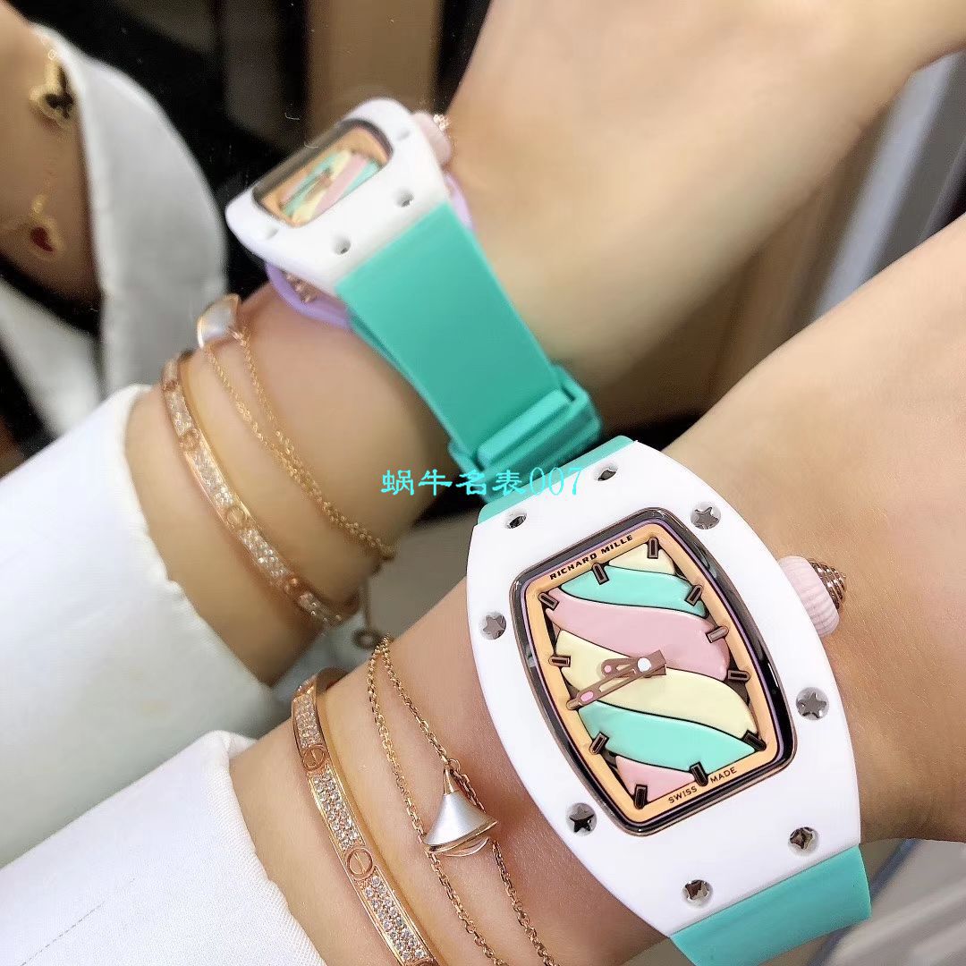  RICHARD MILLE 糖果棉花糖复刻女表！RM 07 bon bon系列最稀有的作品！ / RM-07