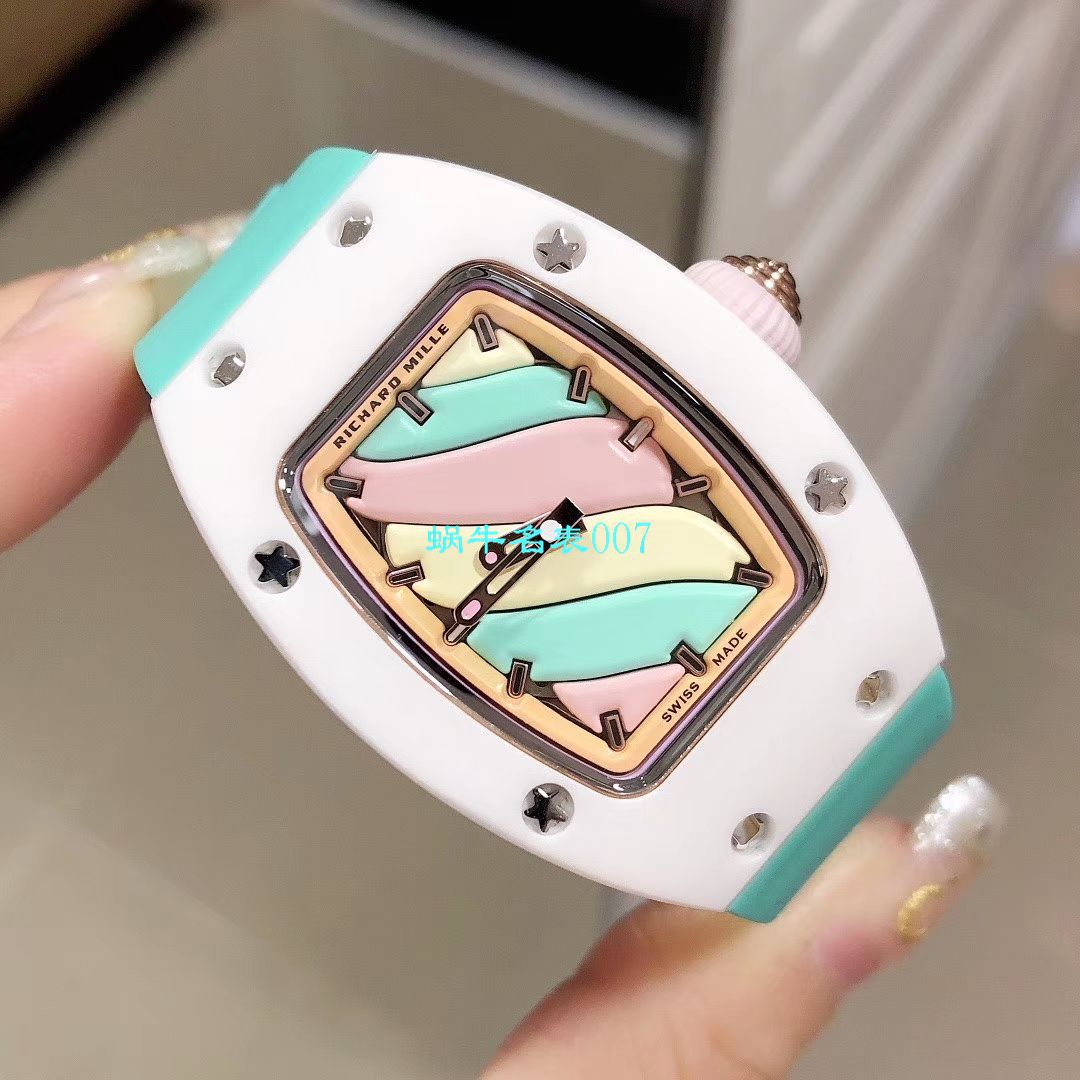  RICHARD MILLE 糖果棉花糖复刻女表！RM 07 bon bon系列最稀有的作品！ / RM-07