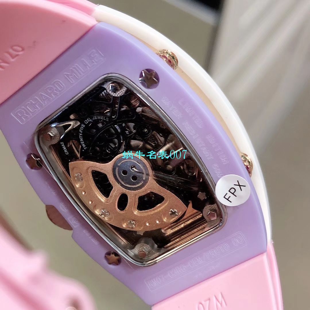  RICHARD MILLE 糖果棉花糖复刻女表！RM 07 bon bon系列最稀有的作品！ / RM-07