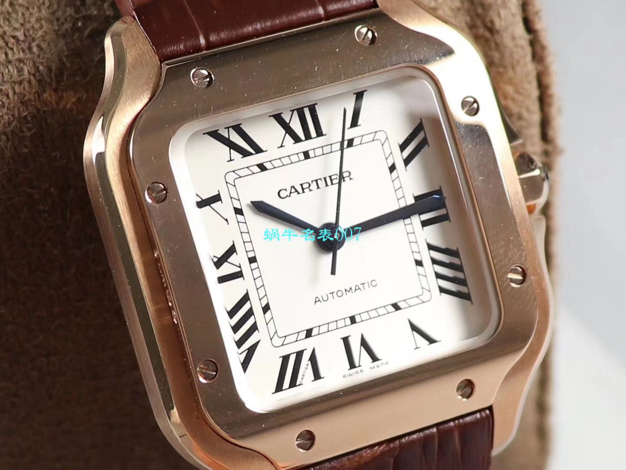【V6 Factory 超A高仿手表】 Cartier   Santos 系列WGSA0012（中号） wrist watch  / K261