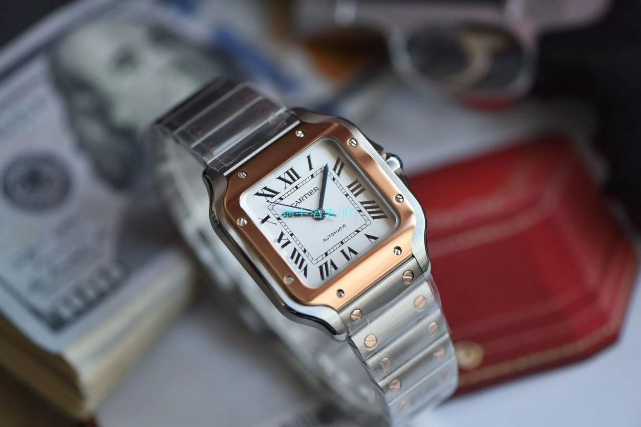 【V6 Factory 官网超A高仿手表】 Cartier   Santos 系列W2SA0007（中号） wrist watch  / K239