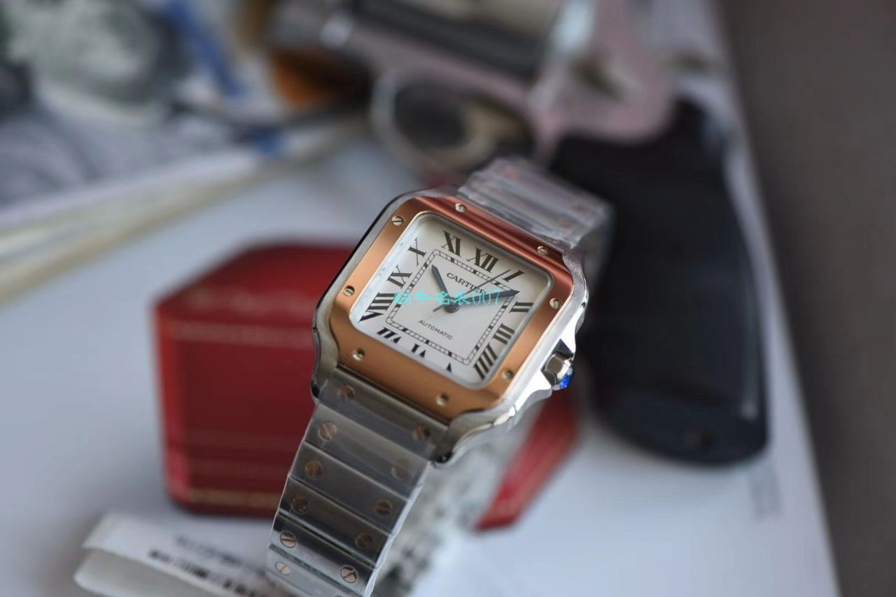 【V6 Factory 官网超A高仿手表】 Cartier   Santos 系列W2SA0007（中号） wrist watch  / K239