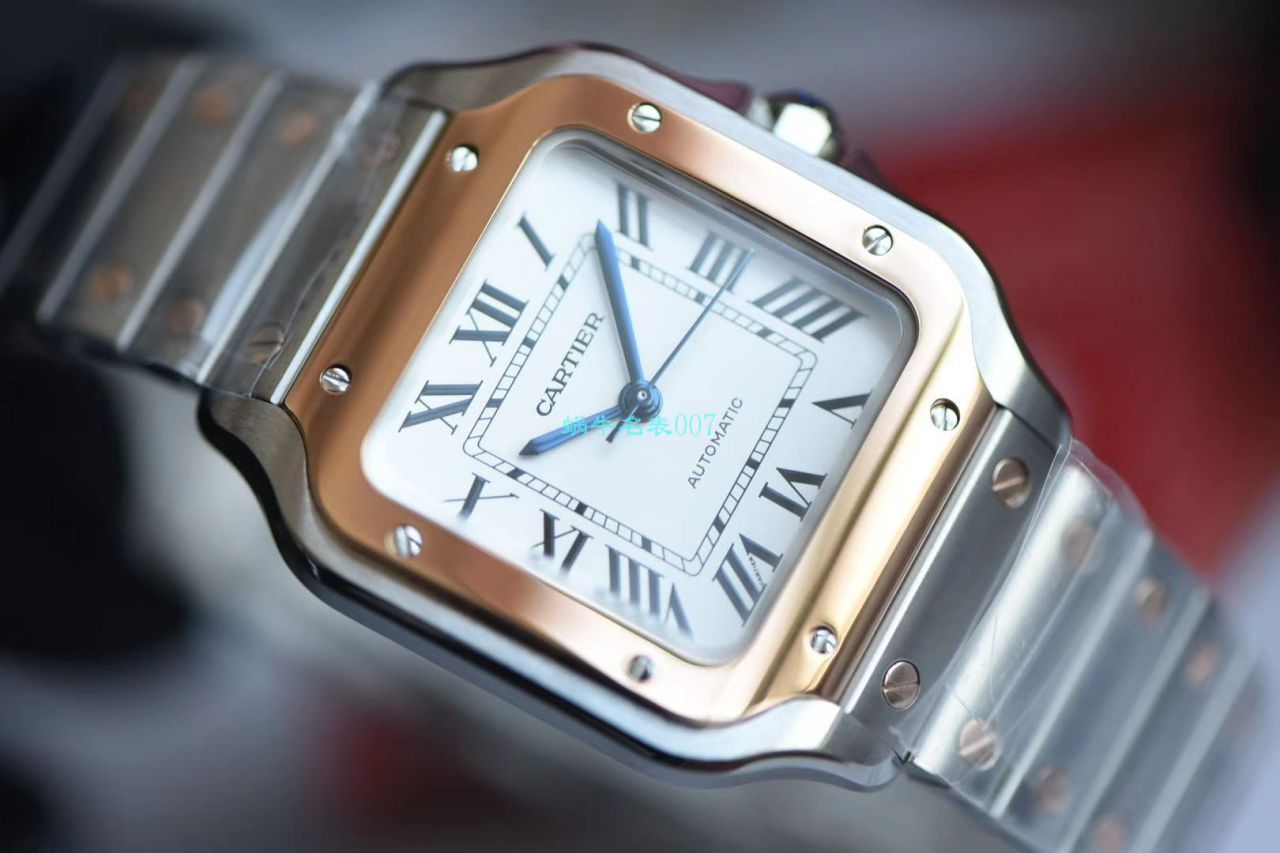 【V6 Factory 官网超A高仿手表】 Cartier   Santos 系列W2SA0007（中号） wrist watch  / K239