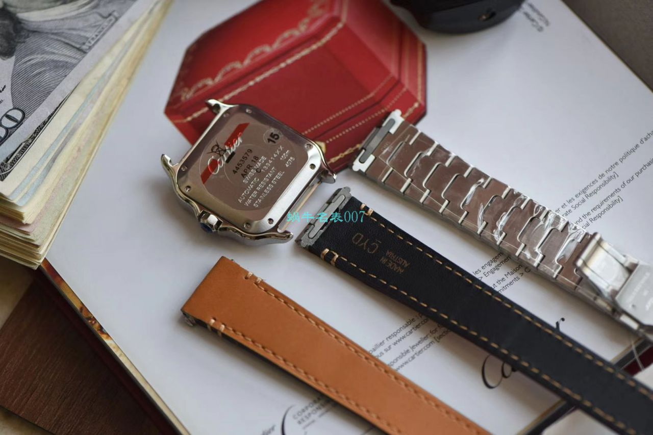 【V6 Factory 官网超A高仿手表】 Cartier   Santos 系列W2SA0007（中号） wrist watch  / K239