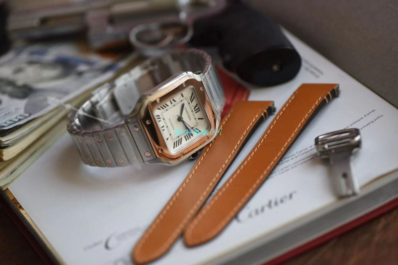 【V6 Factory 官网超A高仿手表】 Cartier   Santos 系列W2SA0007（中号） wrist watch  / K239