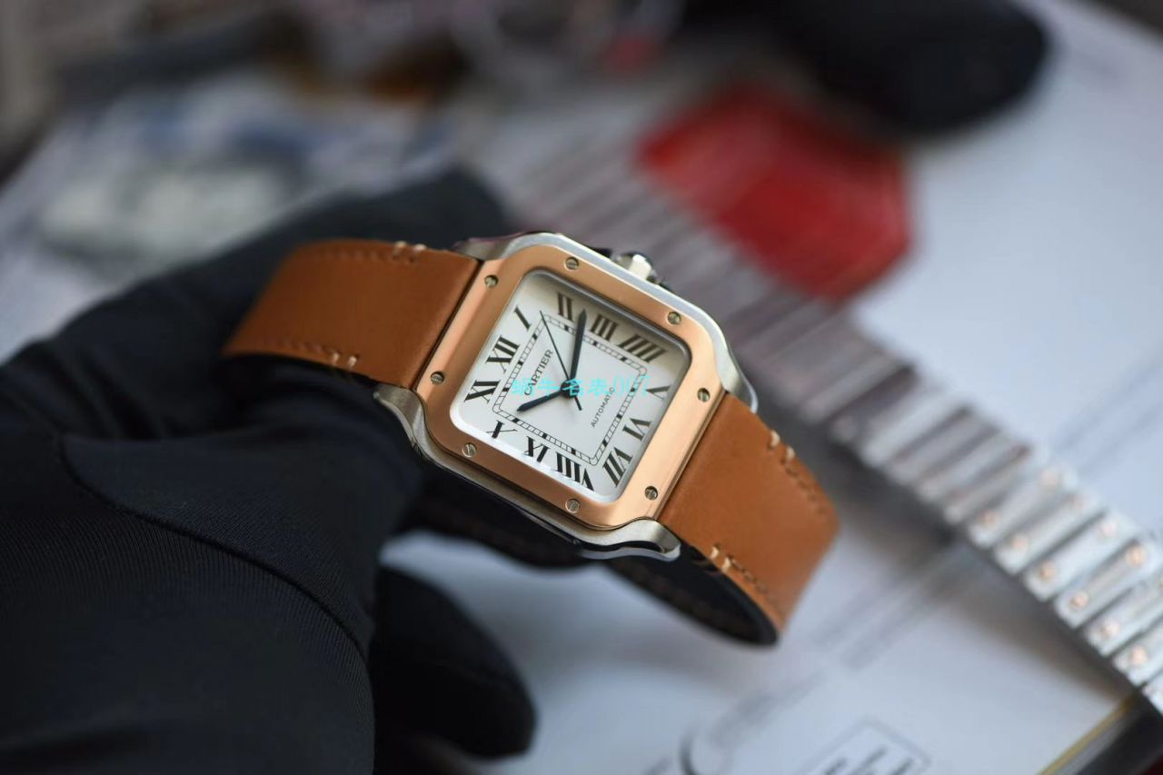 【V6 Factory 官网超A高仿手表】 Cartier   Santos 系列W2SA0007（中号） wrist watch  / K239