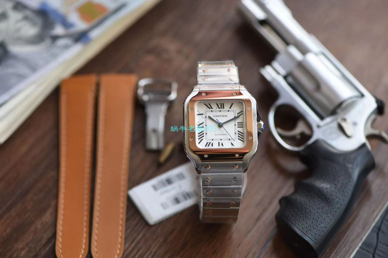 【V6 Factory 官网超A高仿手表】 Cartier   Santos 系列W2SA0007（中号） wrist watch  / K239