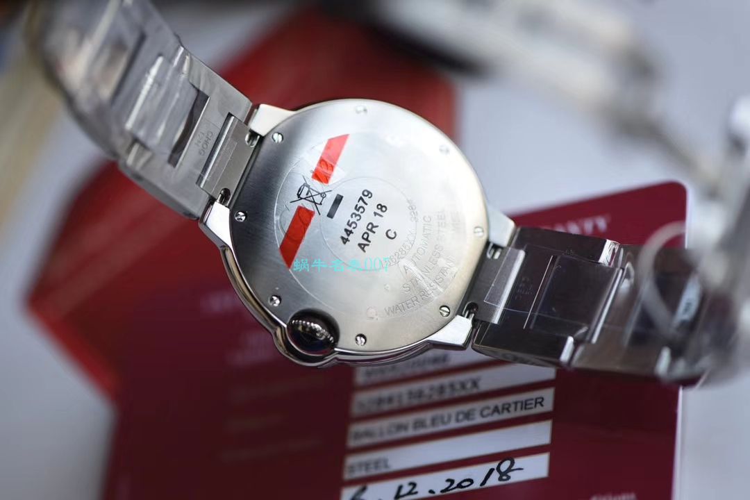 【HBBV6 Factory 官网超A高仿女表】 Cartier  36毫米蓝气球超级副本蓝气球7K版W6920046 wrist watch  / K263
