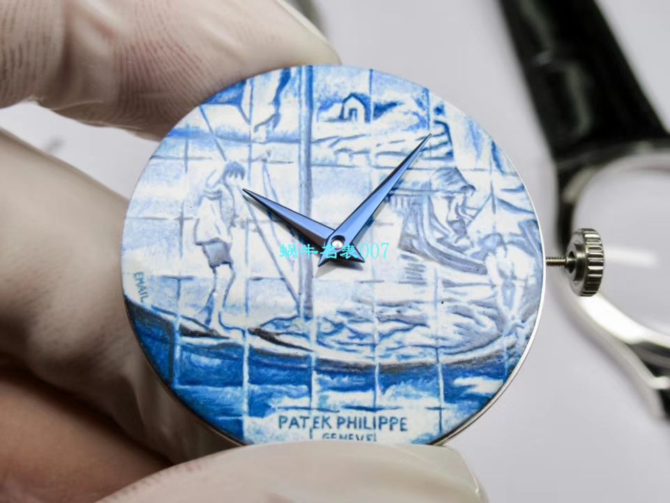 FL Factory 真微绘珐琅工艺复刻高仿表 PATEK PHILIPPE 5089G-061《太加斯河上垂钓》、5089G-062《一天的收货》 / BD263