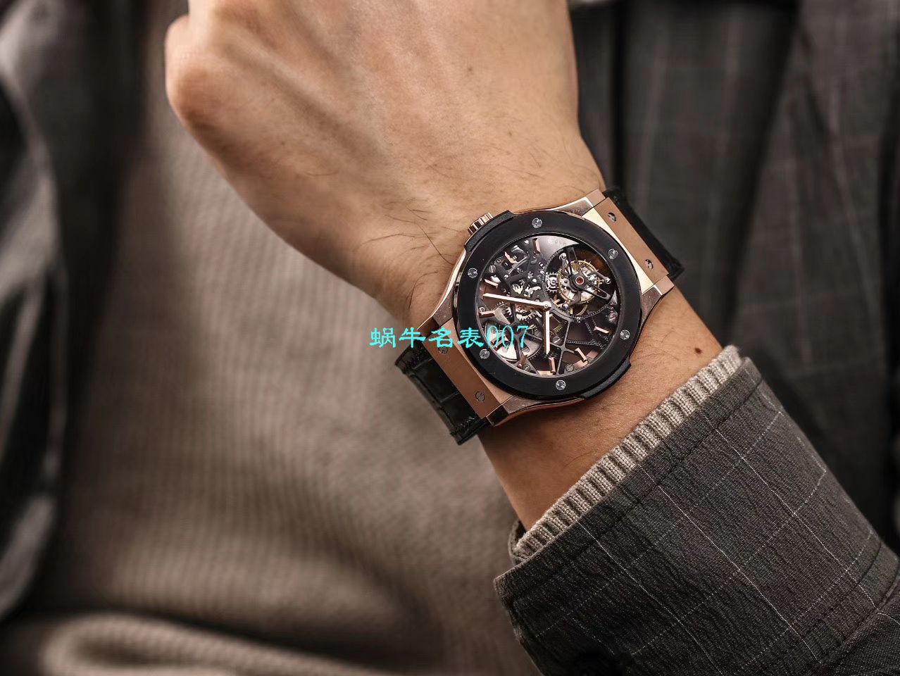 JB Factory  hublot 经典融合 Tourbillon 复刻高仿表505 OX 0180 LR 0904，505.OX.0180.LR.1904，505.OX.0180.LR，505.TX.0170.LR wrist watch  / YUB077