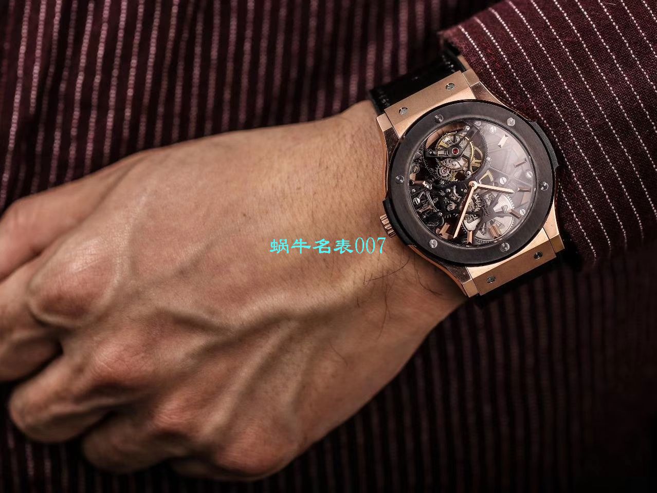 JB Factory  hublot 经典融合 Tourbillon 复刻高仿表505 OX 0180 LR 0904，505.OX.0180.LR.1904，505.OX.0180.LR，505.TX.0170.LR wrist watch  / YUB077