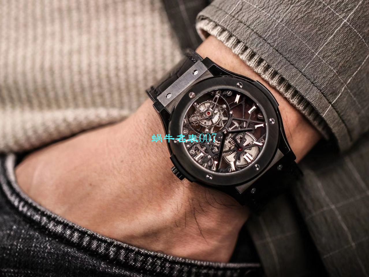 JB Factory  hublot 经典融合 Tourbillon 复刻高仿表505 OX 0180 LR 0904，505.OX.0180.LR.1904，505.OX.0180.LR，505.TX.0170.LR wrist watch  / YUB077