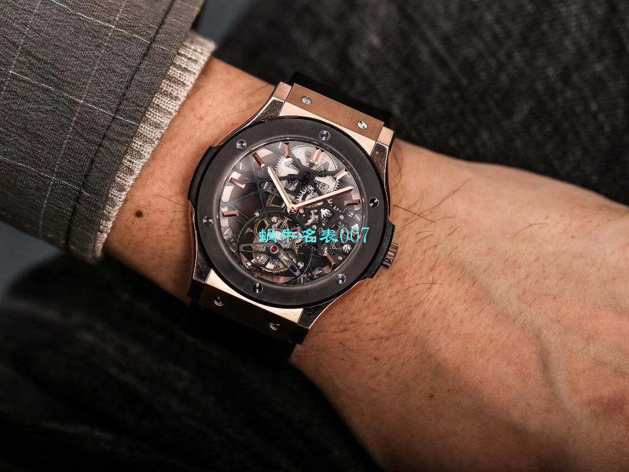 JB Factory  hublot 经典融合 Tourbillon 复刻高仿表505 OX 0180 LR 0904，505.OX.0180.LR.1904，505.OX.0180.LR，505.TX.0170.LR wrist watch  / YUB077