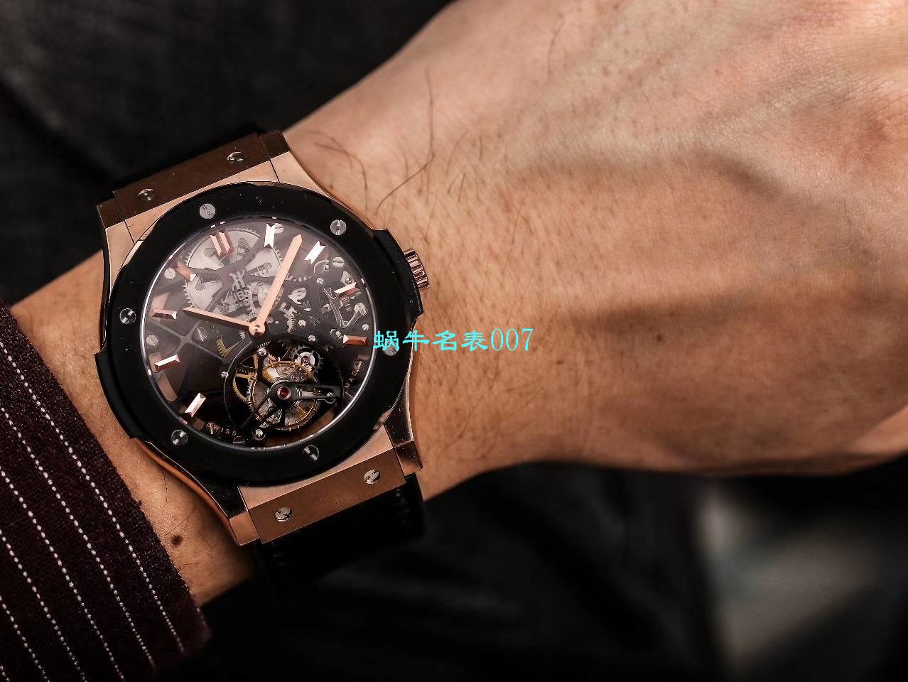 JB Factory  hublot 经典融合 Tourbillon 复刻高仿表505 OX 0180 LR 0904，505.OX.0180.LR.1904，505.OX.0180.LR，505.TX.0170.LR wrist watch  / YUB077
