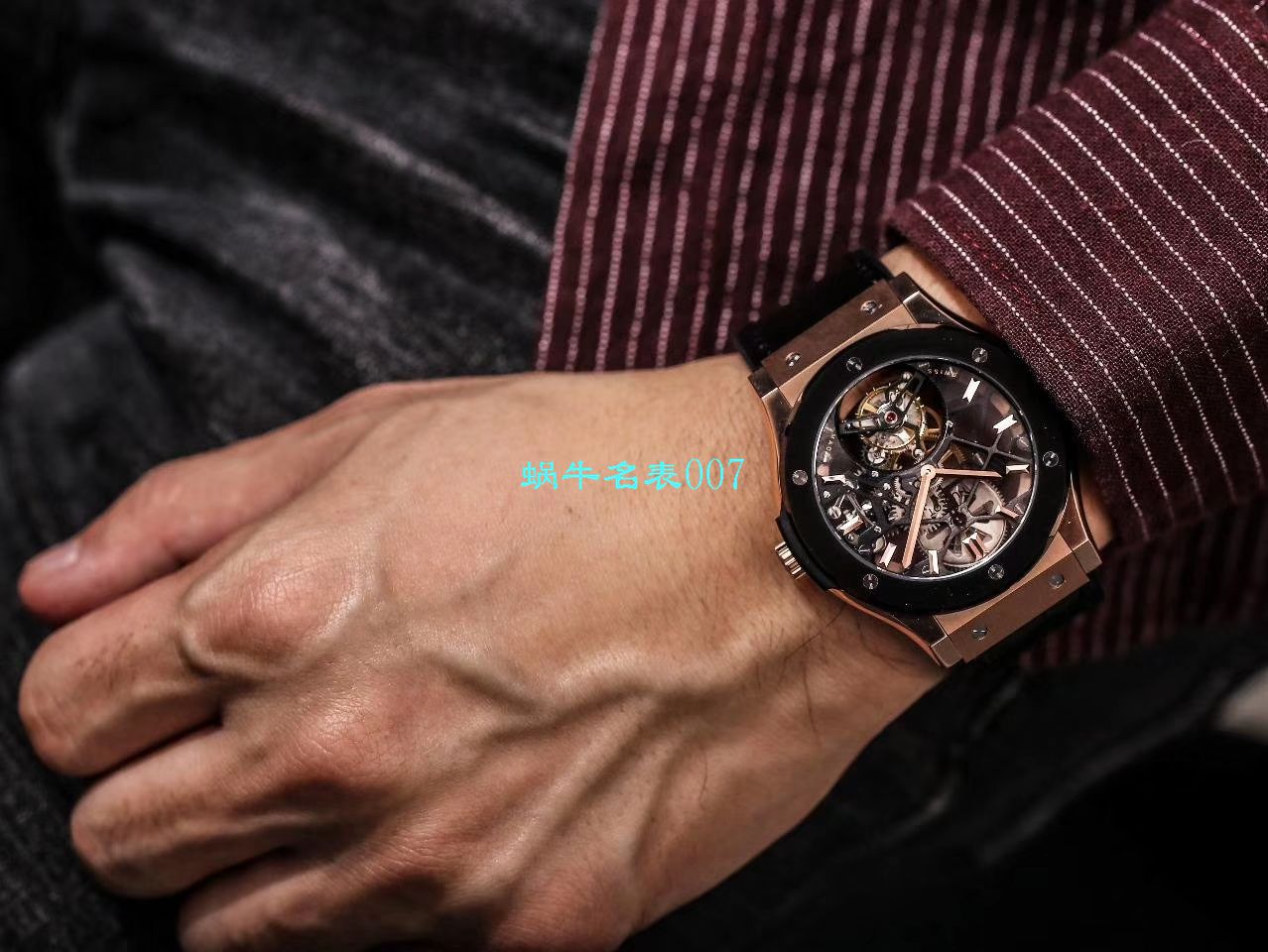 JB Factory  hublot 经典融合 Tourbillon 复刻高仿表505 OX 0180 LR 0904，505.OX.0180.LR.1904，505.OX.0180.LR，505.TX.0170.LR wrist watch  / YUB077
