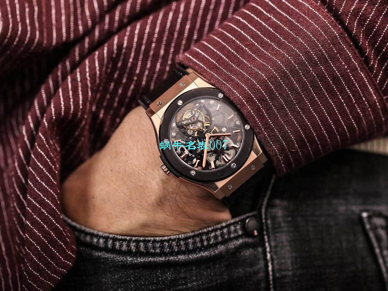JB Factory  hublot 经典融合 Tourbillon 复刻高仿表505 OX 0180 LR 0904，505.OX.0180.LR.1904，505.OX.0180.LR，505.TX.0170.LR wrist watch  / YUB077