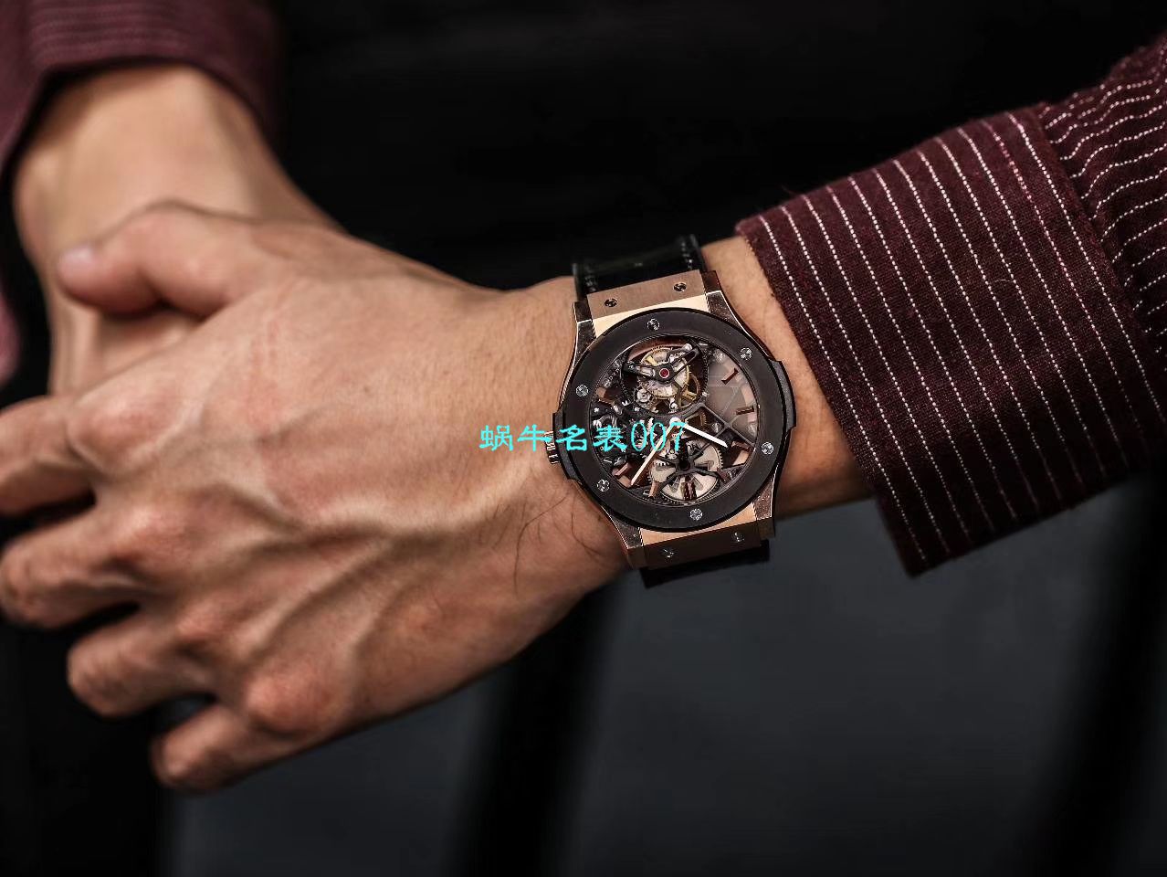 JB Factory  hublot 经典融合 Tourbillon 复刻高仿表505 OX 0180 LR 0904，505.OX.0180.LR.1904，505.OX.0180.LR，505.TX.0170.LR wrist watch  / YUB077