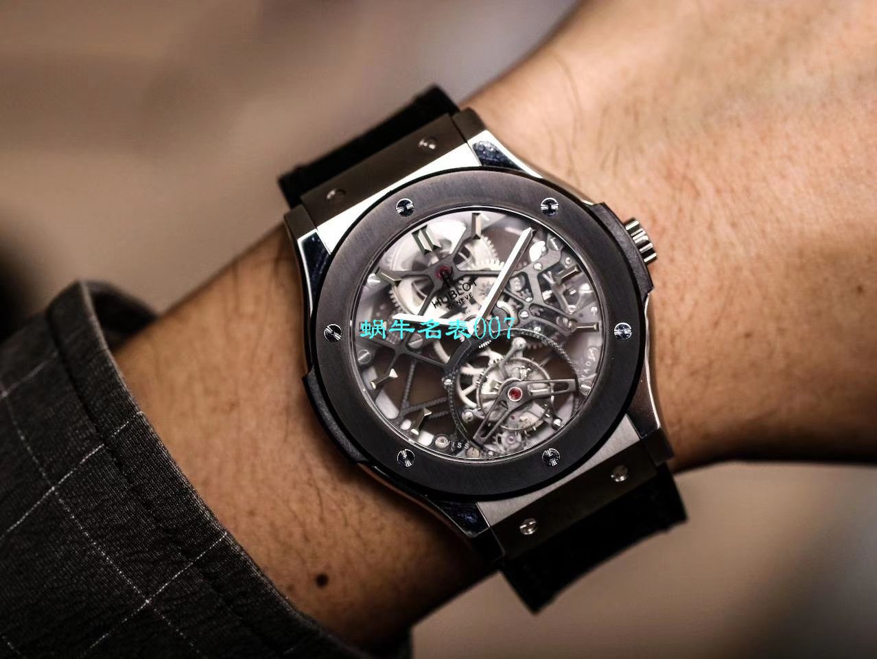 JB Factory  hublot 经典融合 Tourbillon 复刻高仿表505 OX 0180 LR 0904，505.OX.0180.LR.1904，505.OX.0180.LR，505.TX.0170.LR wrist watch  / YUB077