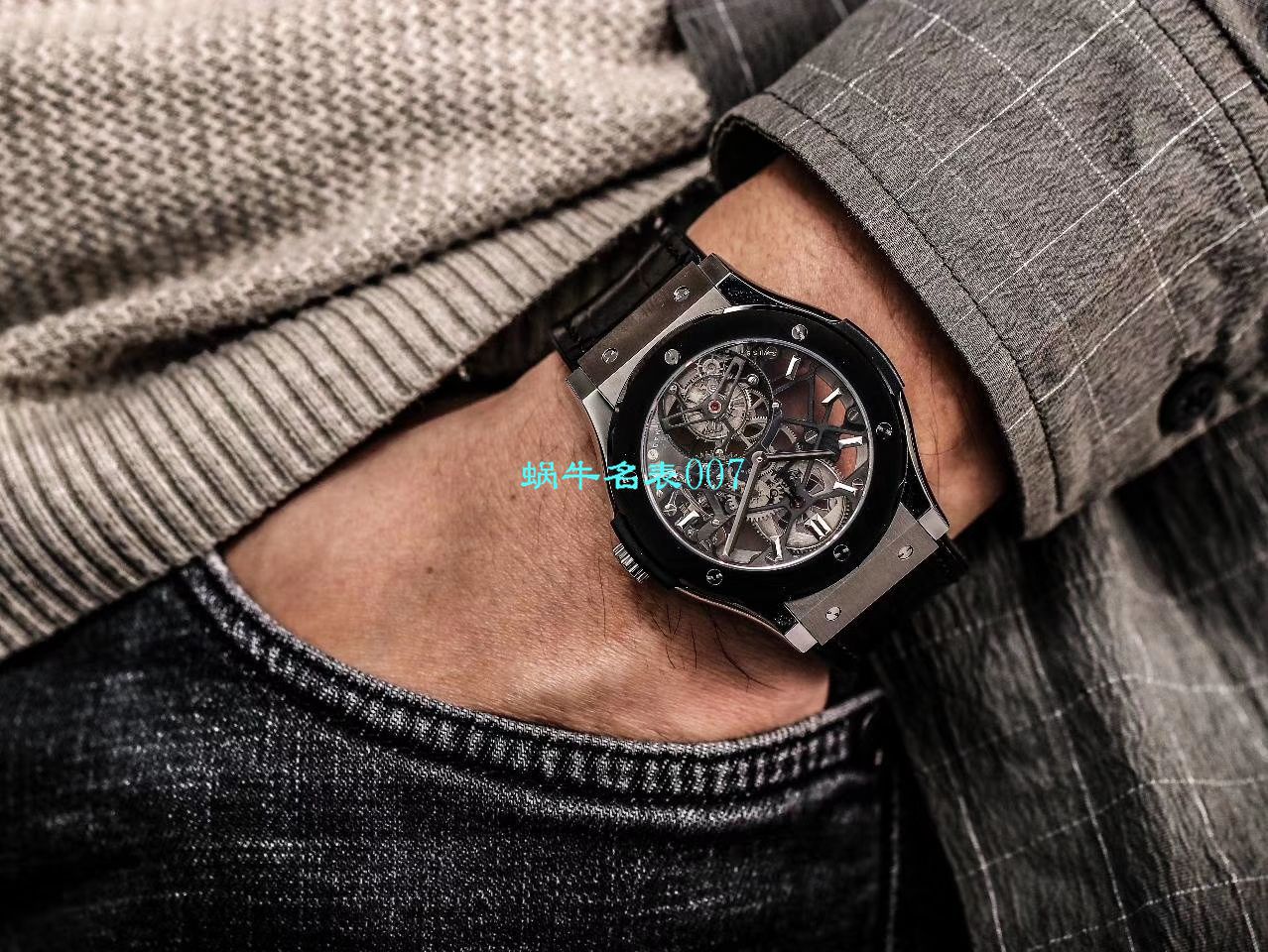 JB Factory  hublot 经典融合 Tourbillon 复刻高仿表505 OX 0180 LR 0904，505.OX.0180.LR.1904，505.OX.0180.LR，505.TX.0170.LR wrist watch  / YUB077