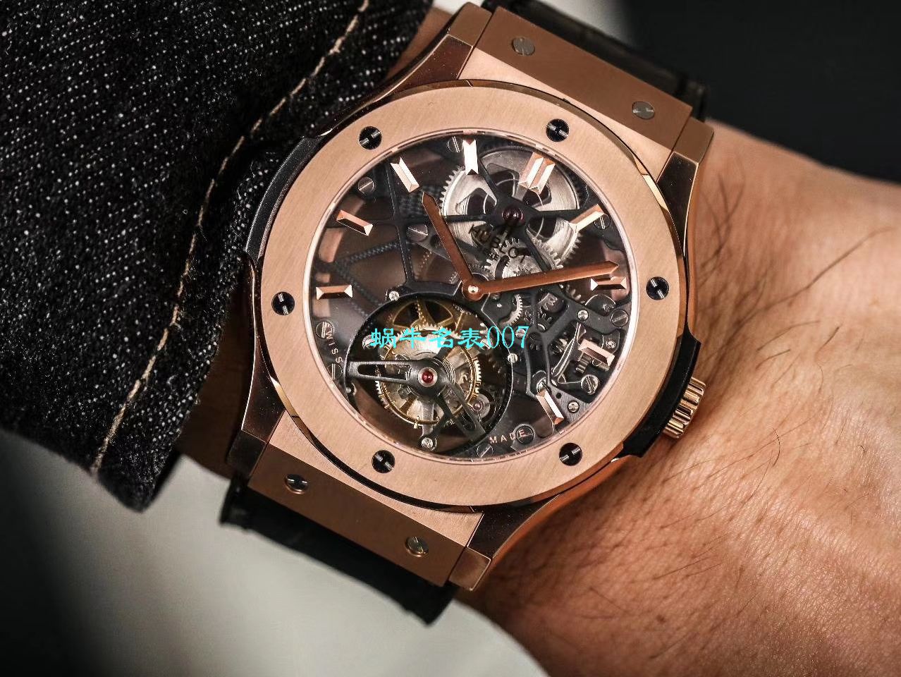 JB Factory  hublot 经典融合 Tourbillon 复刻高仿表505 OX 0180 LR 0904，505.OX.0180.LR.1904，505.OX.0180.LR，505.TX.0170.LR wrist watch  / YUB077