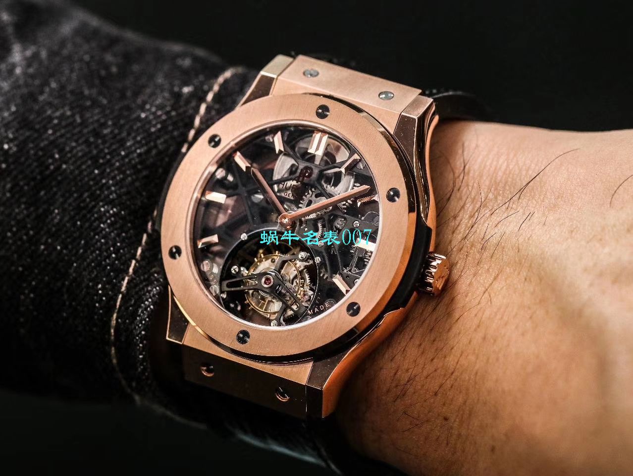 JB Factory  hublot 经典融合 Tourbillon 复刻高仿表505 OX 0180 LR 0904，505.OX.0180.LR.1904，505.OX.0180.LR，505.TX.0170.LR wrist watch  / YUB077