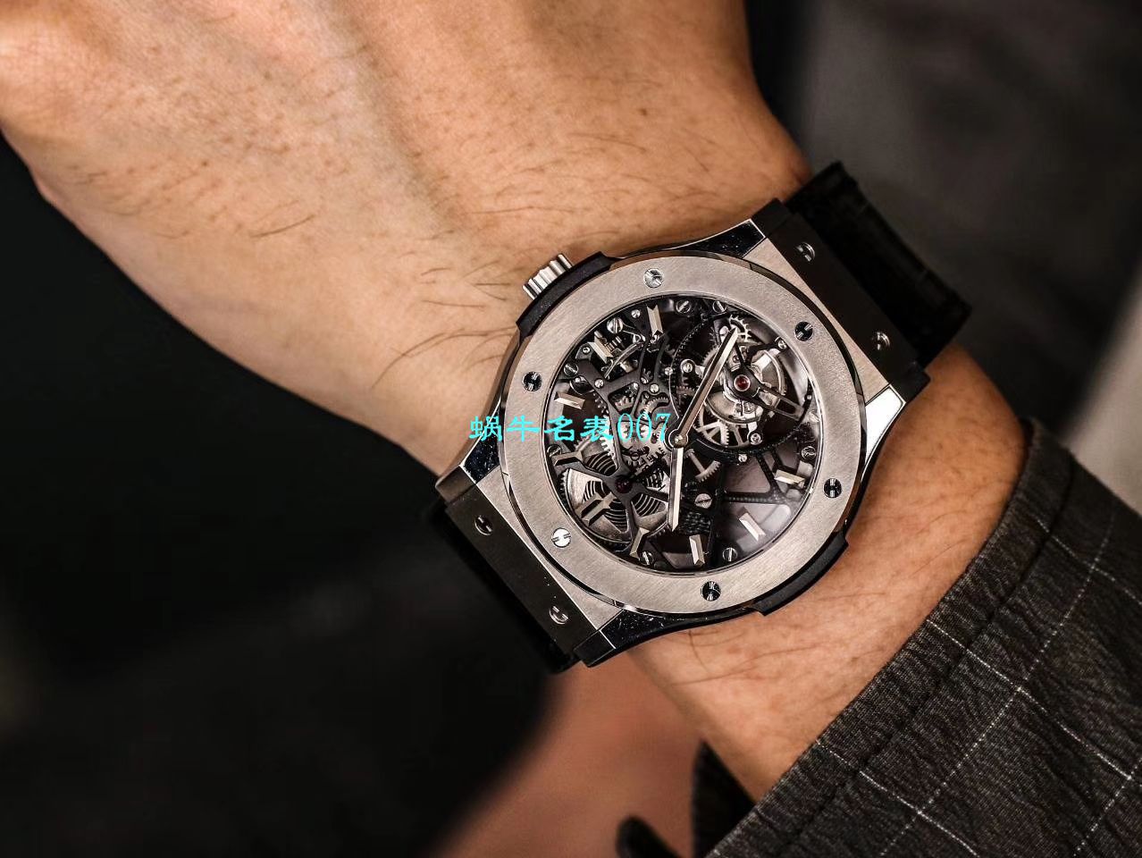 JB Factory  hublot 经典融合 Tourbillon 复刻高仿表505 OX 0180 LR 0904，505.OX.0180.LR.1904，505.OX.0180.LR，505.TX.0170.LR wrist watch  / YUB077