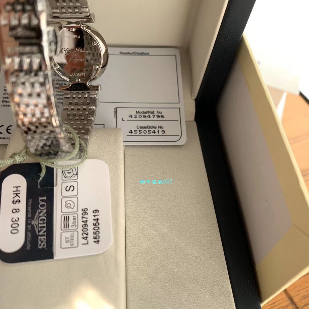 真钻原单 Longines 优雅女表L4.209.4.97.6，L4.209.4.87.6，L4.209.1.97.7 wrist watch  / L162