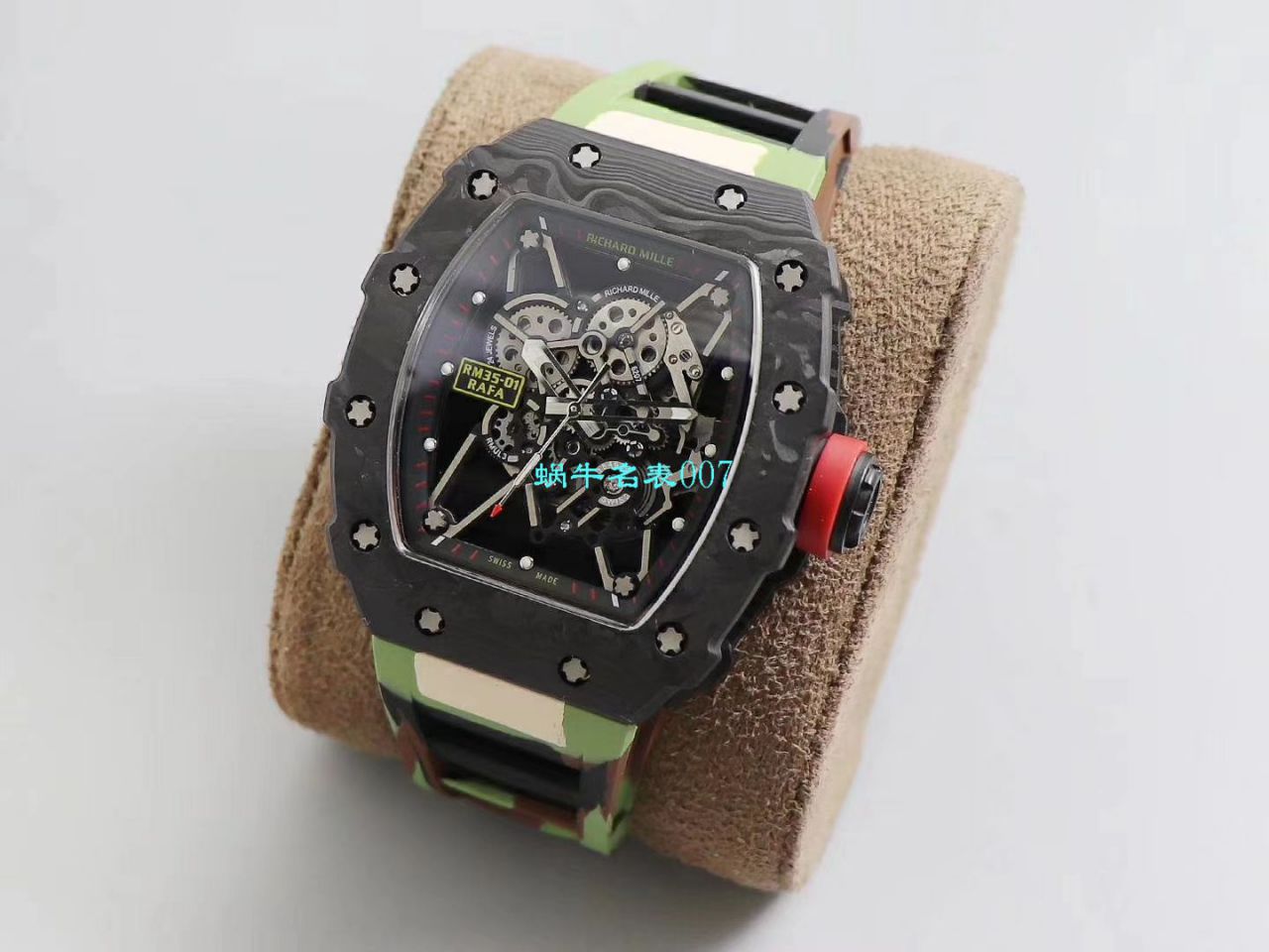 KV Factory 全新升级V3版RICHARD MILLE复刻表 RICHARD MILLE RM 035-01 PSG特别版巴黎圣日耳曼足球俱乐部 / KVPSG3501