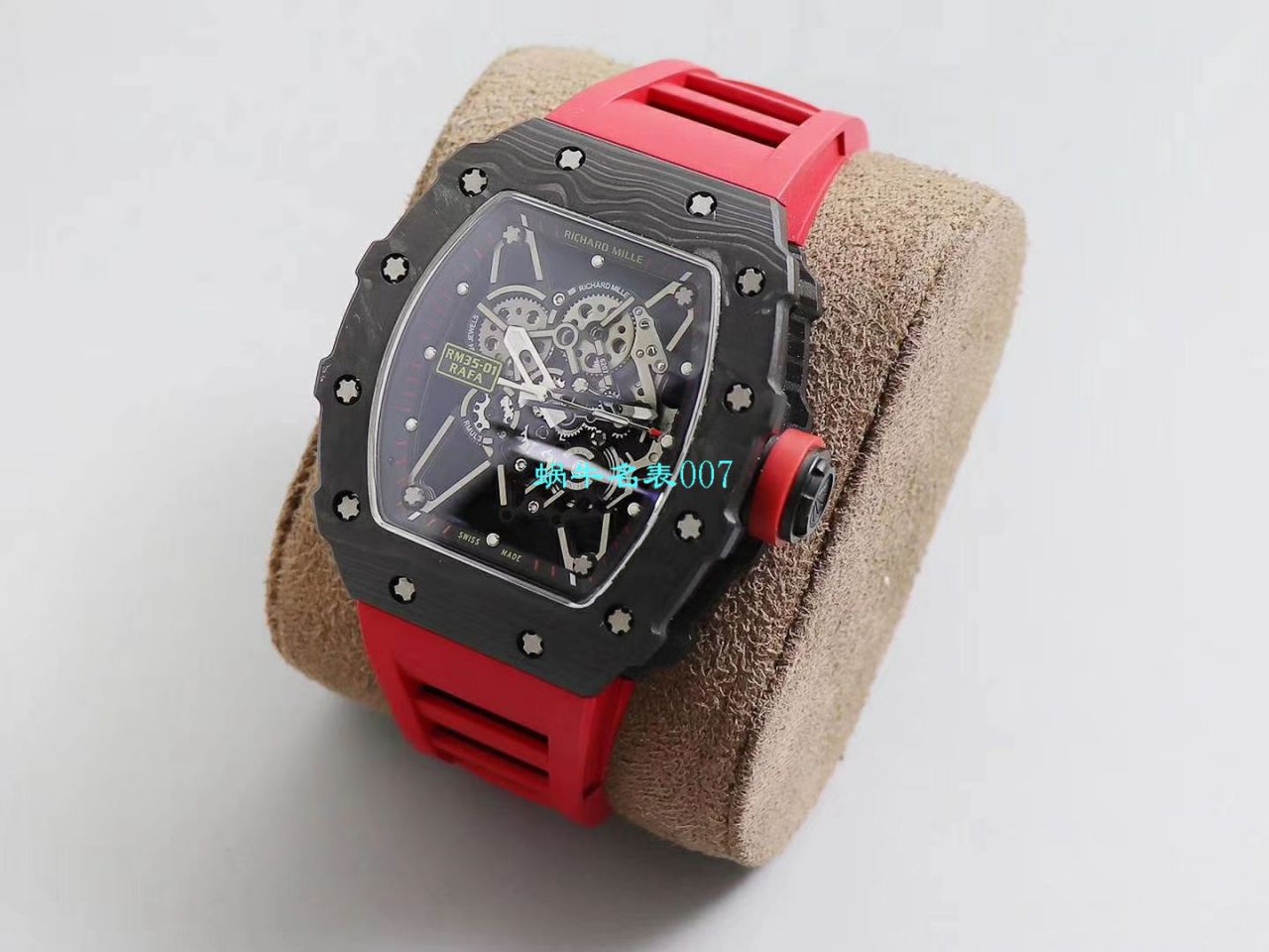 KV Factory 全新升级V3版RICHARD MILLE复刻表 RICHARD MILLE RM 035-01 PSG特别版巴黎圣日耳曼足球俱乐部 / KVPSG3501