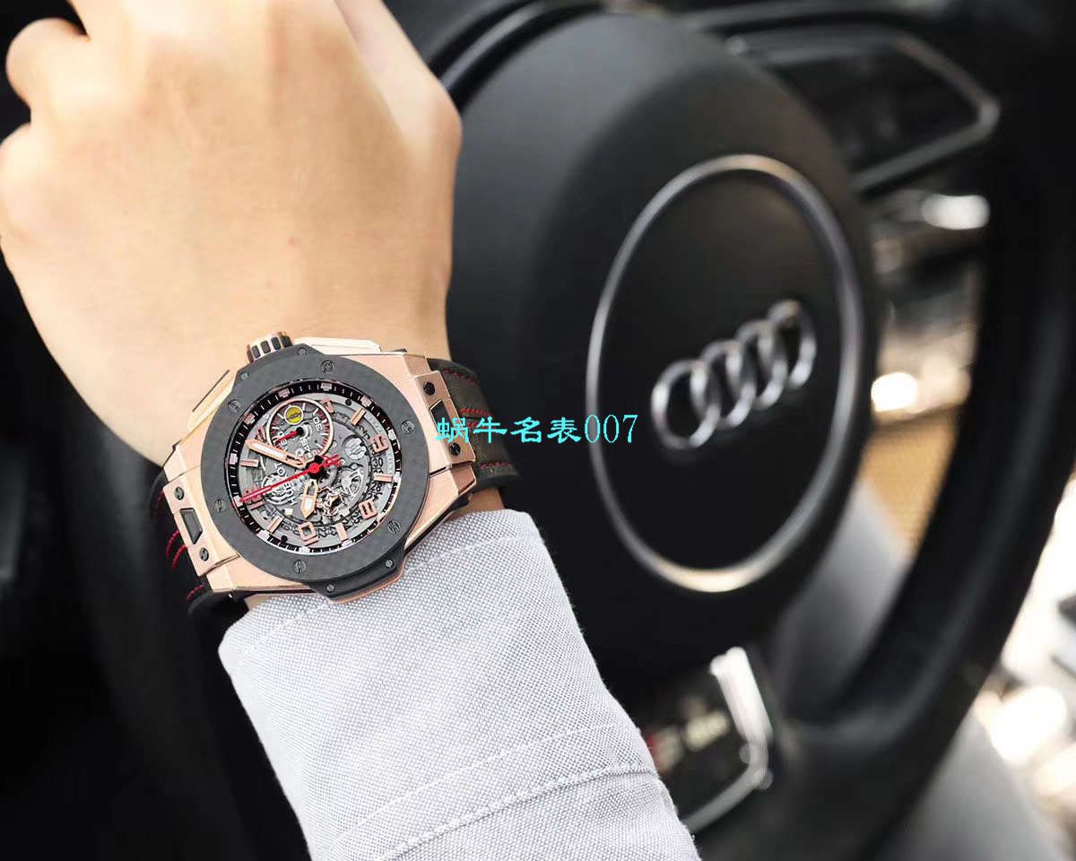 V6 Factory 王金降临 top 复刻 hublot 法拉利Hublot Big Bang Ferrari Titanium F7系列401.OQ.0123.VR wrist watch  / YUB078V6