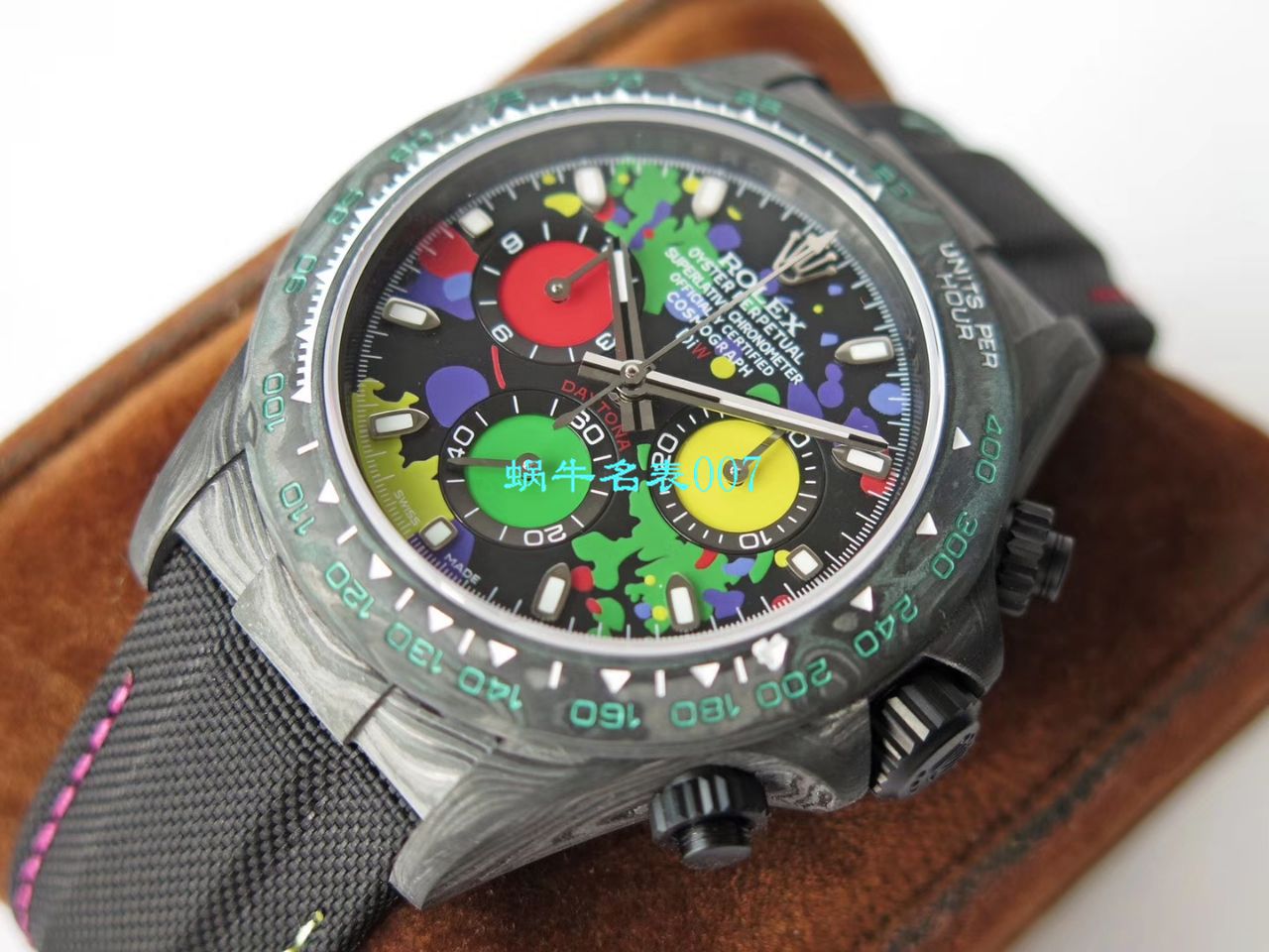 【TW Factory  Rolex 复刻手表】 Rolex ROLEX宇宙计时 Ditongna 系列之 carbon fiber 海外 copy customized 版 / R367
