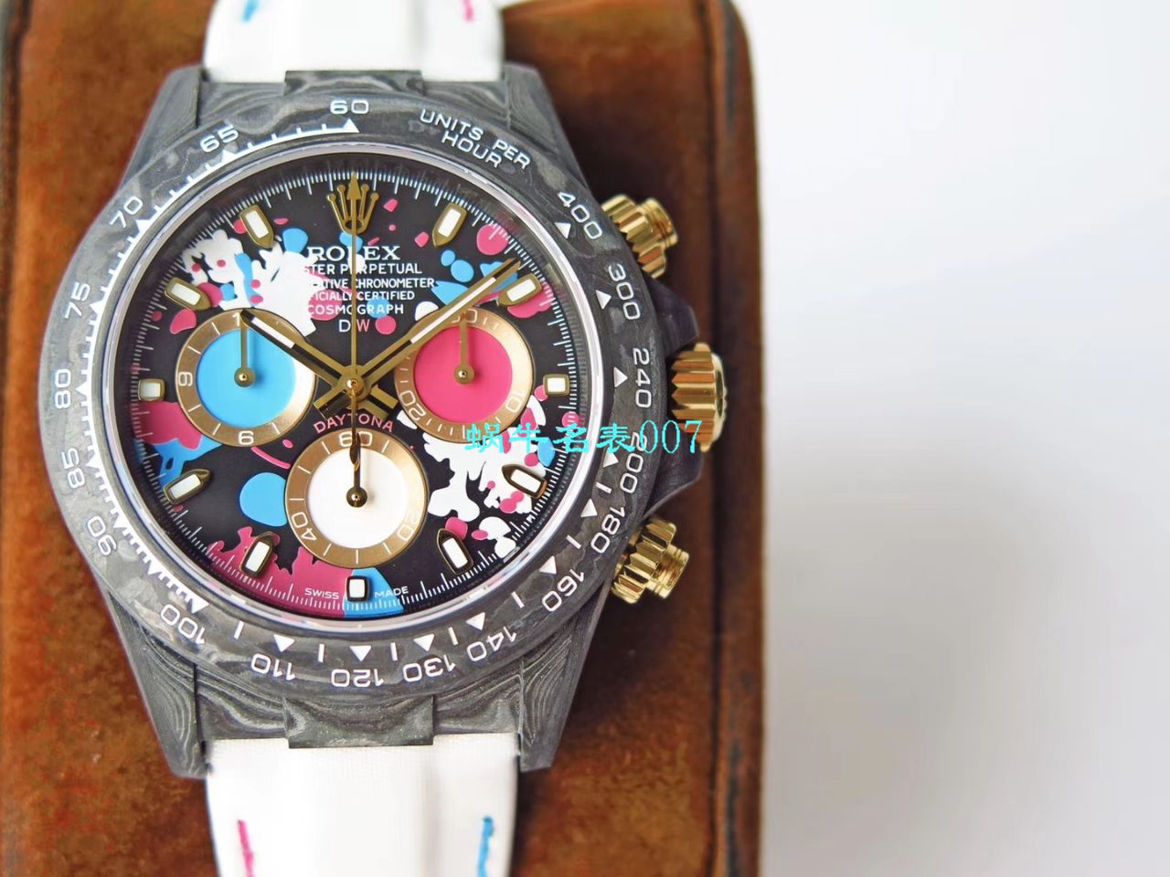 【TW Factory  Rolex 复刻手表】 Rolex ROLEX宇宙计时 Ditongna 系列之 carbon fiber 海外 copy customized 版 / R367
