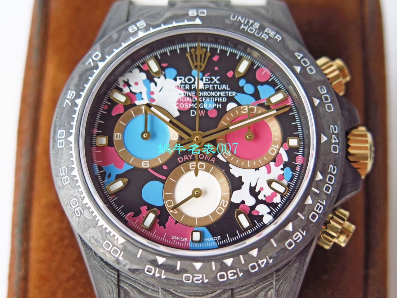 【TW Factory  Rolex 复刻手表】 Rolex ROLEX宇宙计时 Ditongna 系列之 carbon fiber 海外 copy customized 版 / R367