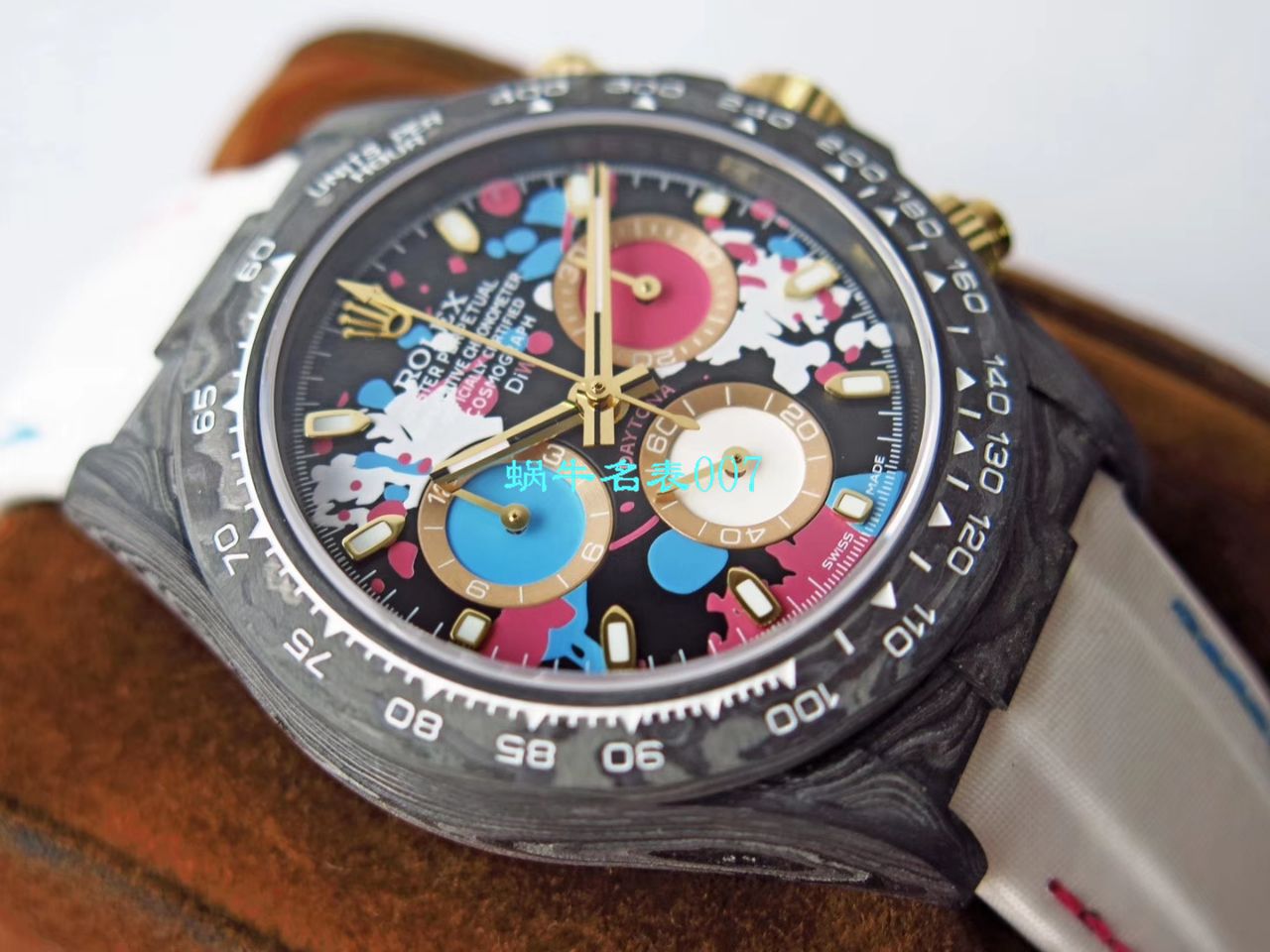 【TW Factory  Rolex 复刻手表】 Rolex ROLEX宇宙计时 Ditongna 系列之 carbon fiber 海外 copy customized 版 / R367