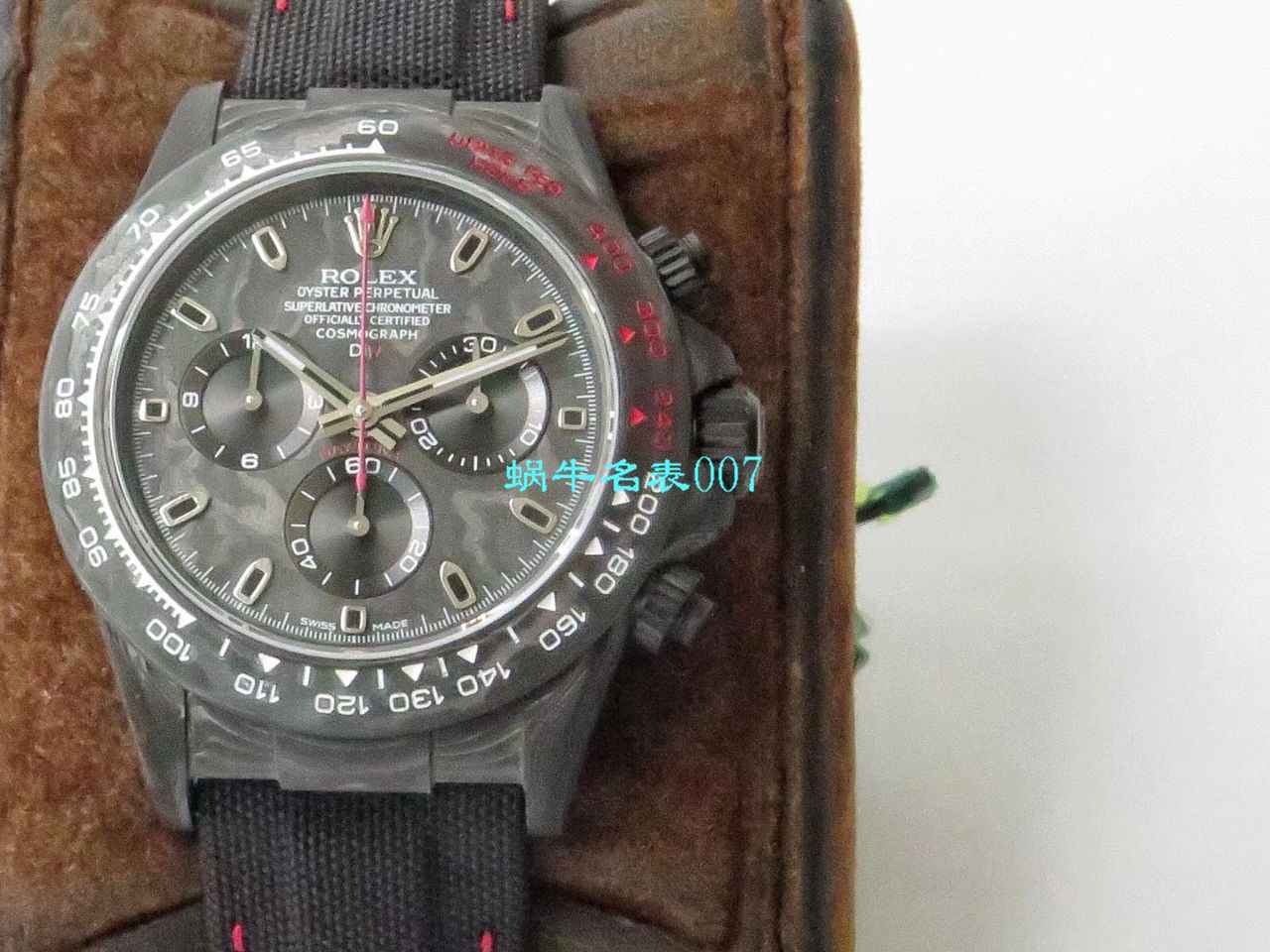 【TW Factory  Rolex 复刻手表】 Rolex ROLEX宇宙计时 Ditongna 系列之 carbon fiber 海外 copy customized 版 / R367