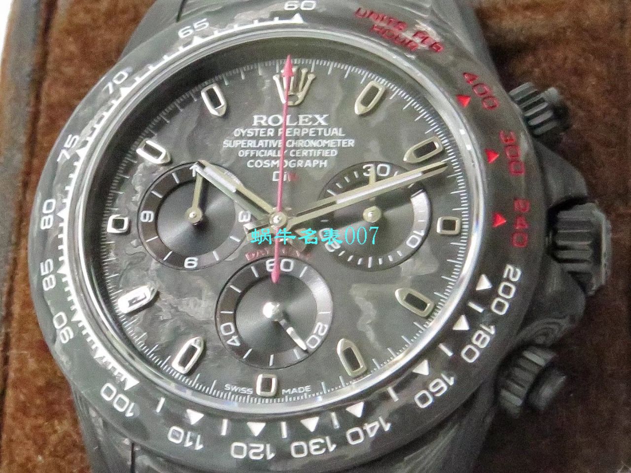 【TW Factory  Rolex 复刻手表】 Rolex ROLEX宇宙计时 Ditongna 系列之 carbon fiber 海外 copy customized 版 / R367
