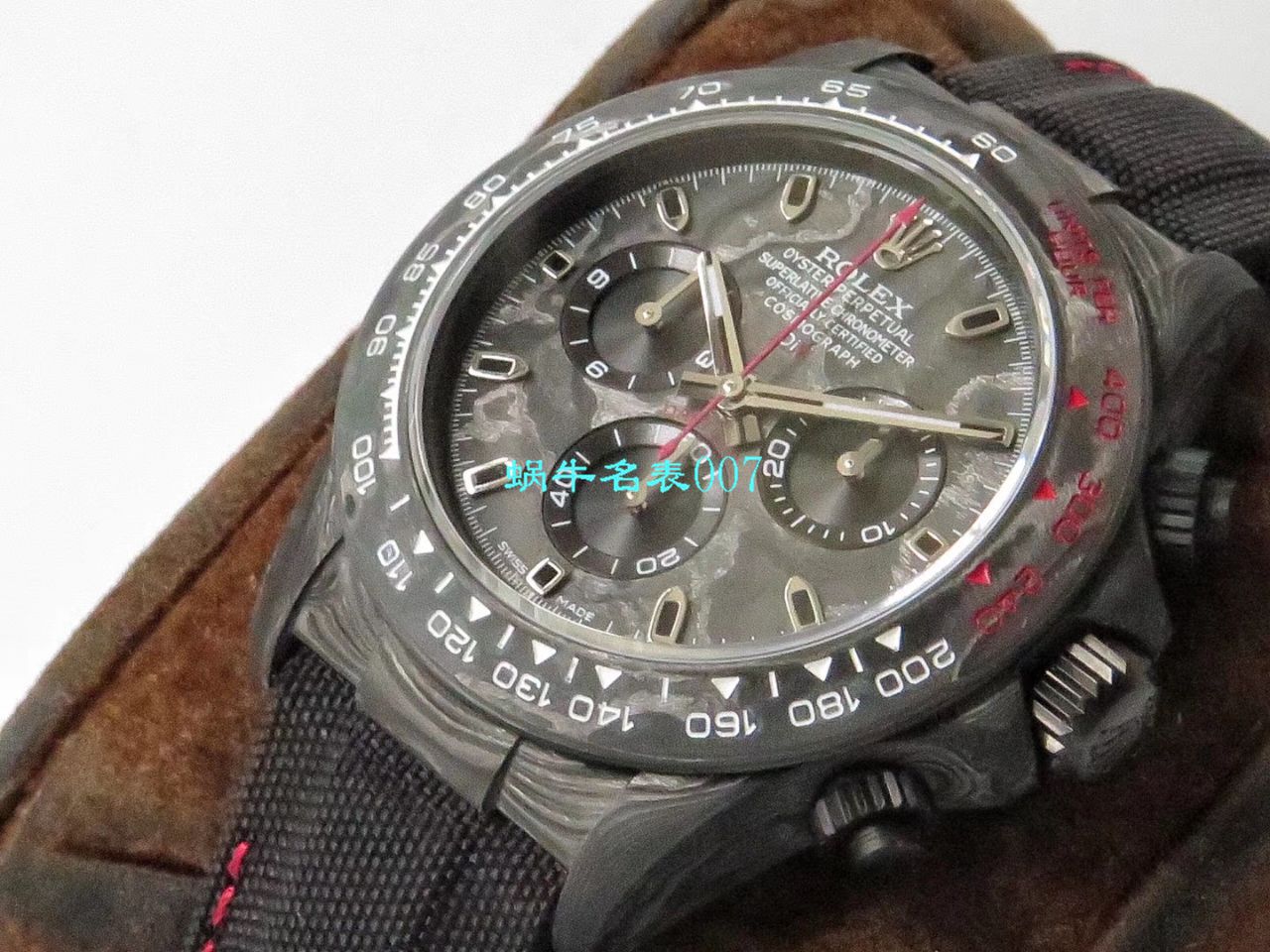【TW Factory  Rolex 复刻手表】 Rolex ROLEX宇宙计时 Ditongna 系列之 carbon fiber 海外 copy customized 版 / R367