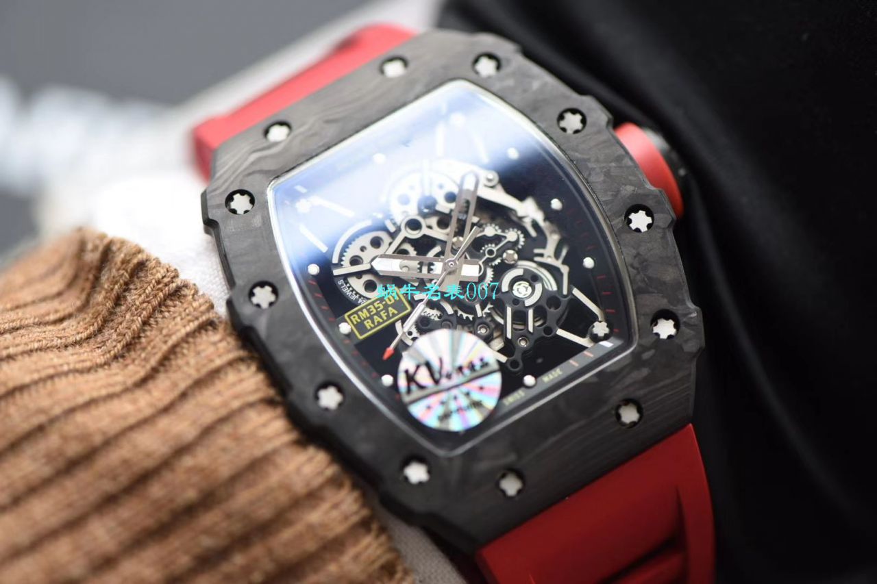  Video analysis KV Factory V3版本超A高仿 RICHARD MILLE RM35-01 wrist watch  / KV03501V301