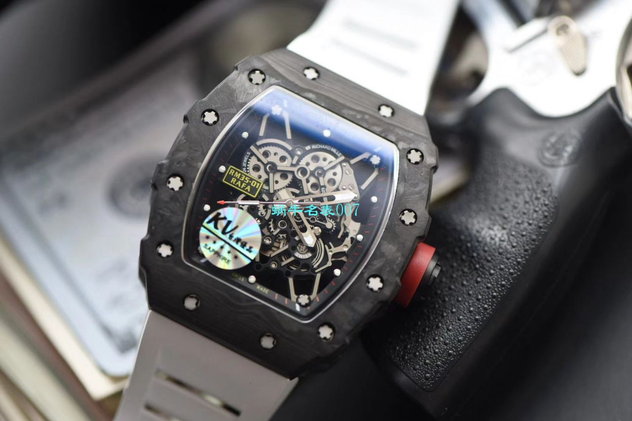  Video analysis KV Factory V3版本超A高仿 RICHARD MILLE RM35-01 wrist watch  / KV03501V301