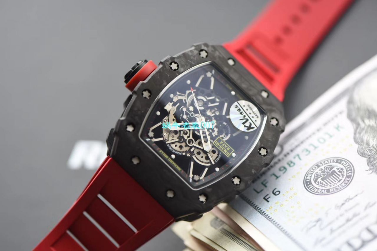  Video analysis KV Factory V3升级版一比一精仿 RICHARD MILLE RM 35-01 wrist watch  / KV03501V306