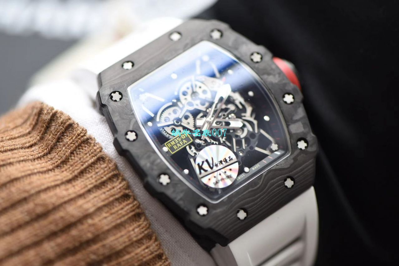  Video analysis KV Factory V3版本超A高仿 RICHARD MILLE RM35-01 wrist watch  / KV03501V301