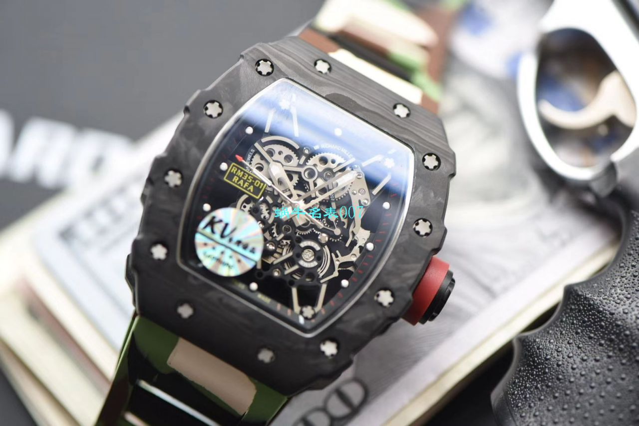  Video analysis KV Factory V3版本超A高仿 RICHARD MILLE RM35-01 wrist watch  / KV03501V301