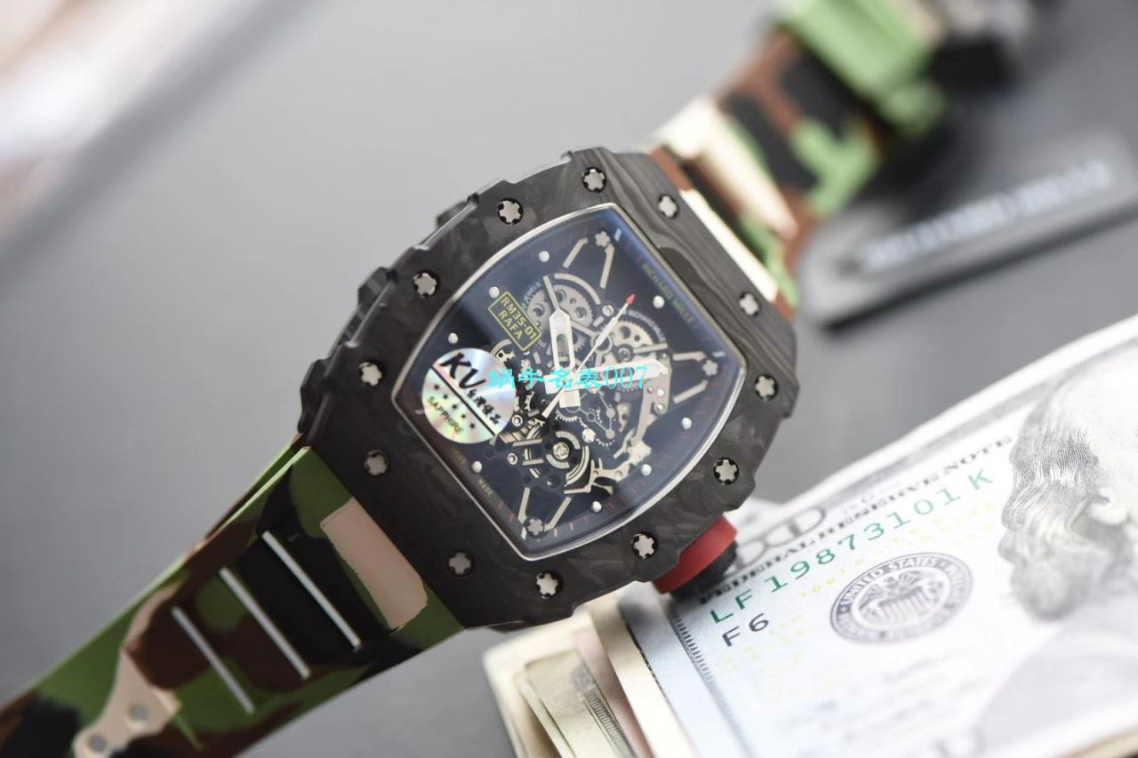  Video analysis KV Factory V3升级版一比一精仿 RICHARD MILLE RM 35-01 wrist watch  / KV03501V306