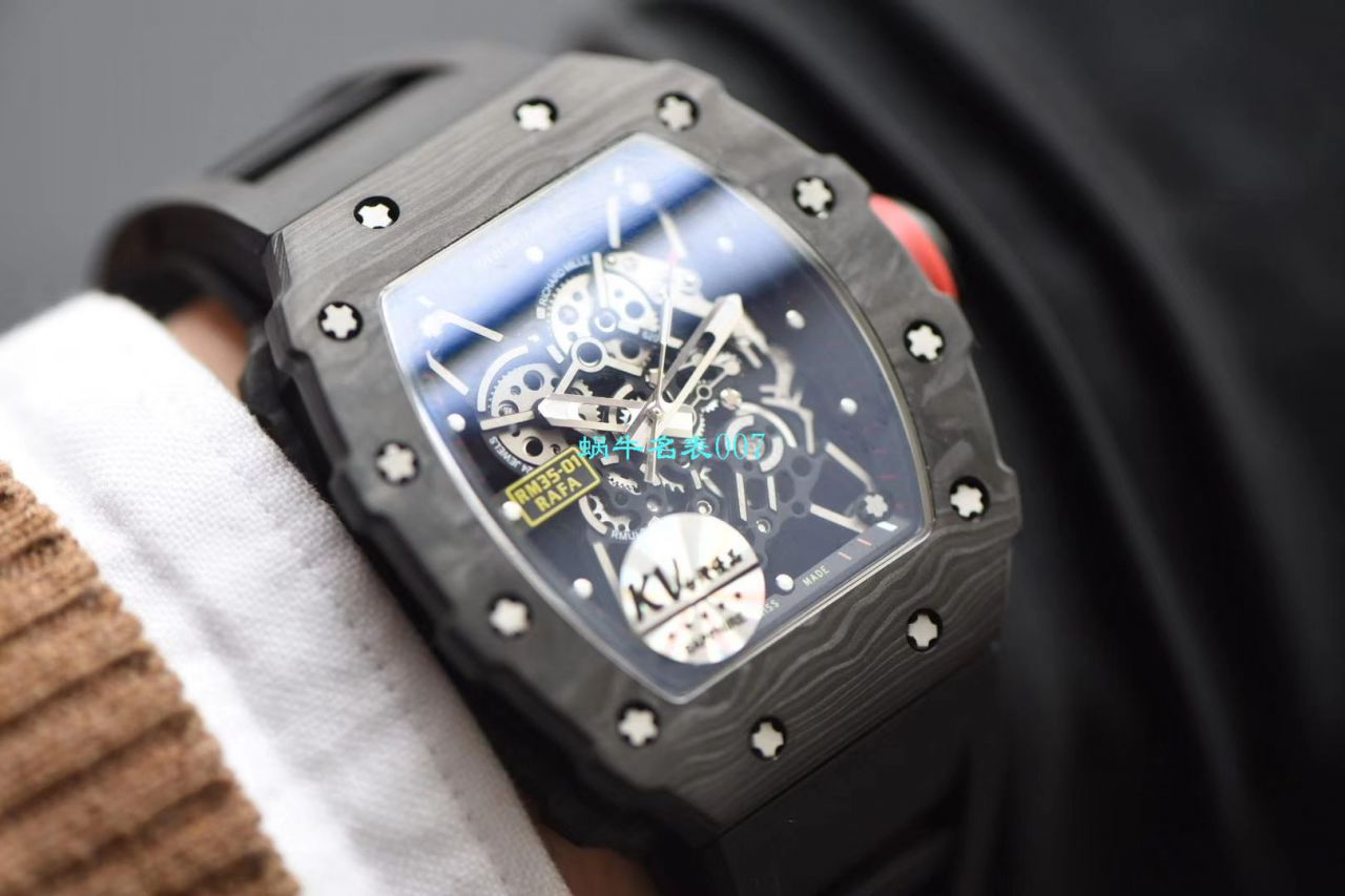  Video analysis KV Factory V3版本超A高仿 RICHARD MILLE RM35-01 wrist watch  / KV03501V301