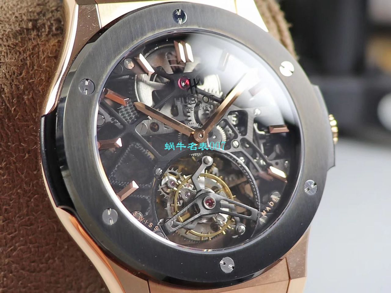 JB Factory  hublot 经典融合 Tourbillon 复刻高仿表505 OX 0180 LR 0904，505.OX.0180.LR.1904，505.OX.0180.LR，505.TX.0170.LR wrist watch  / YUB077